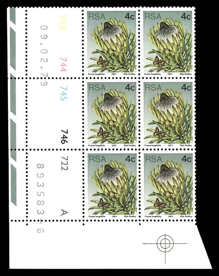 RSA 1979/02/09 3rd Definitive Issue 4c Cyl 743 744 745 746 722 A