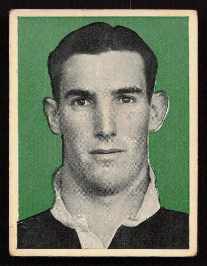 United Tobacco 1938 British Rugby Tour Cigarette Card 3 D. O. Williams