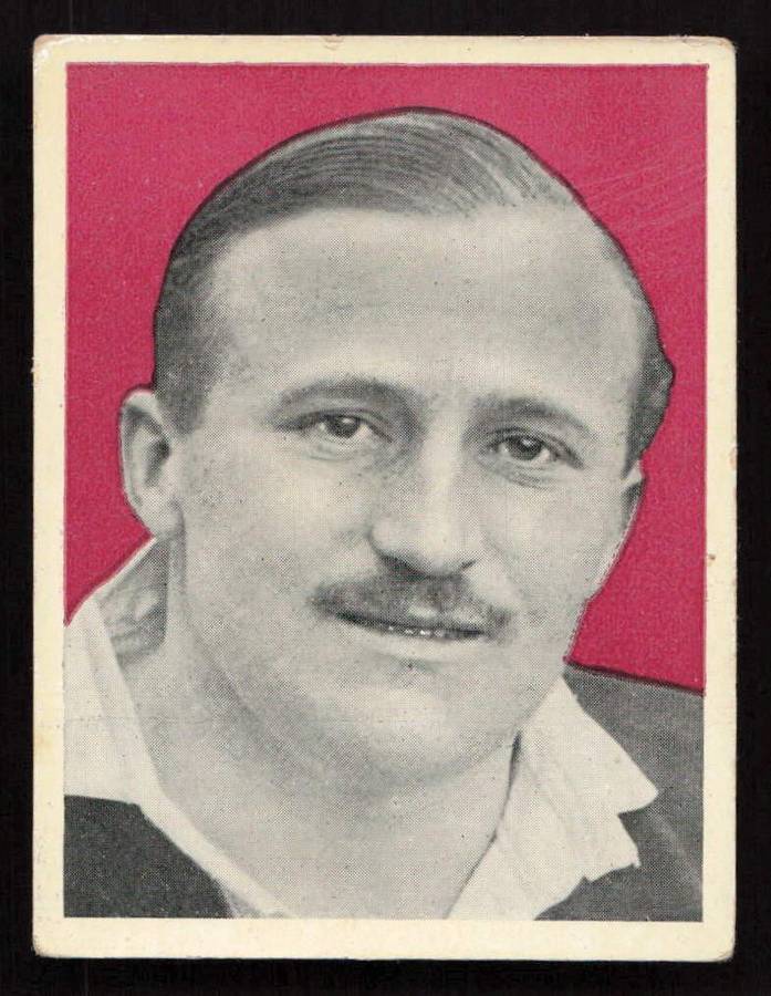 United Tobacco 1938 British Rugby Tour Cigarette Card 38 R. Leyland