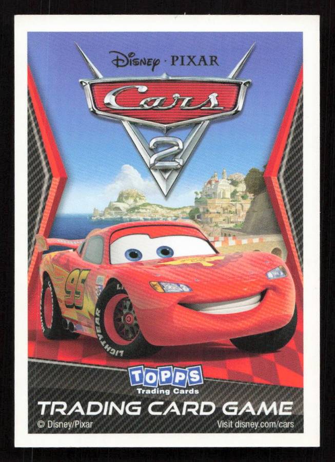 Topps Disney Pixar Cars 2 Fuel Card