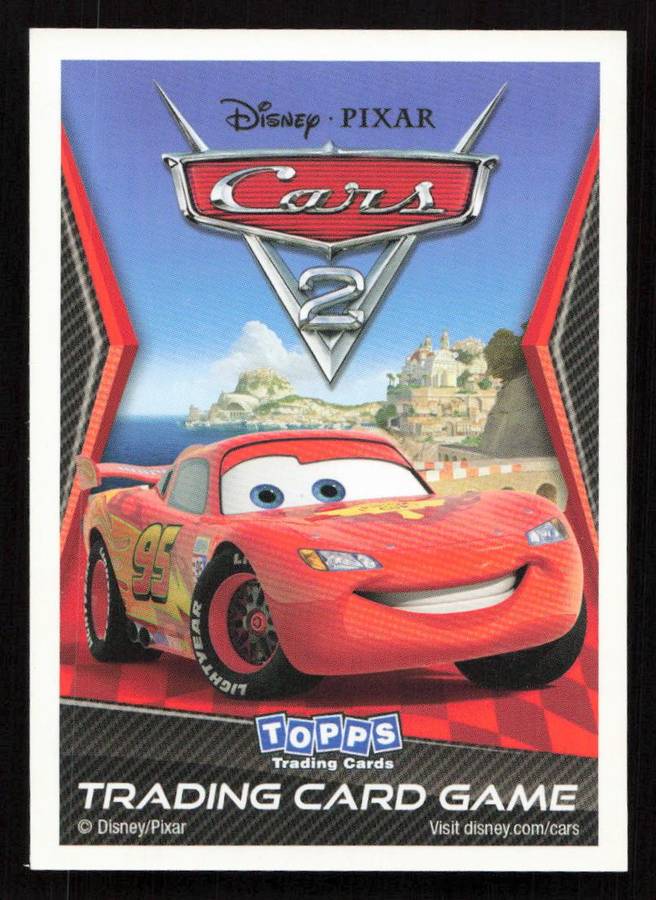 Topps Disney Pixar Cars 2 Fuel Card
