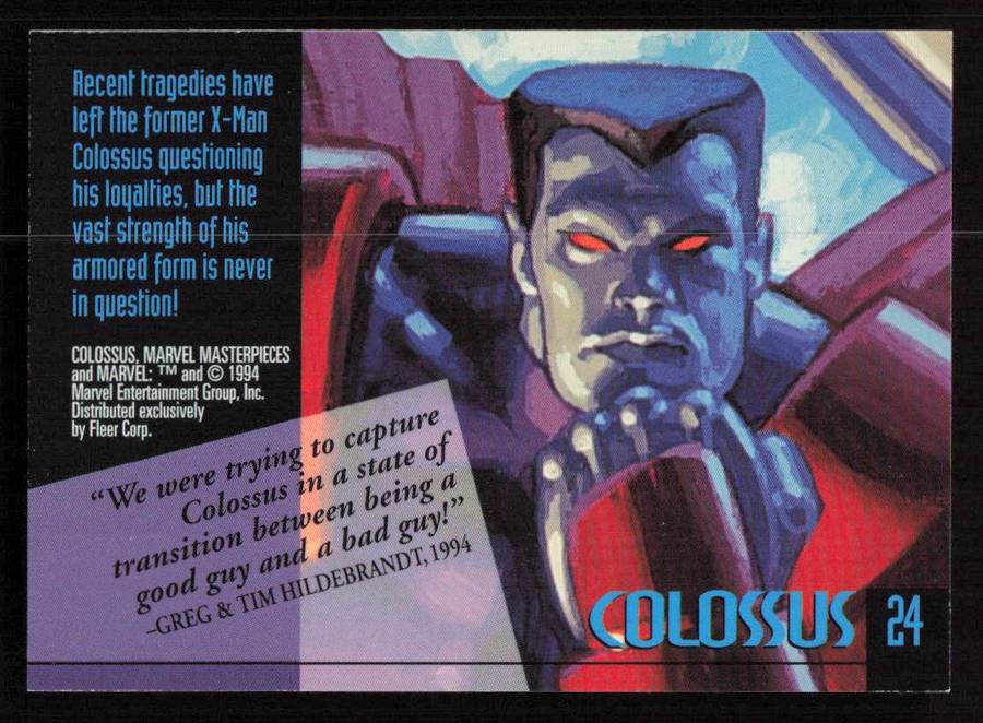 94 Marvel Masterpieces - 24 Colossus