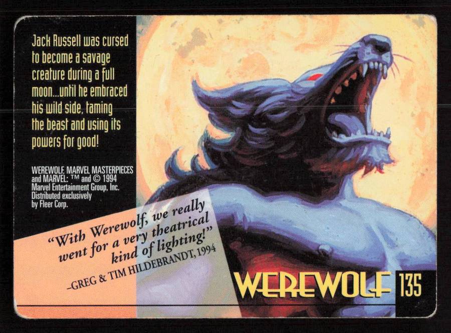 94 Marvel Masterpieces - 135 Werewolf