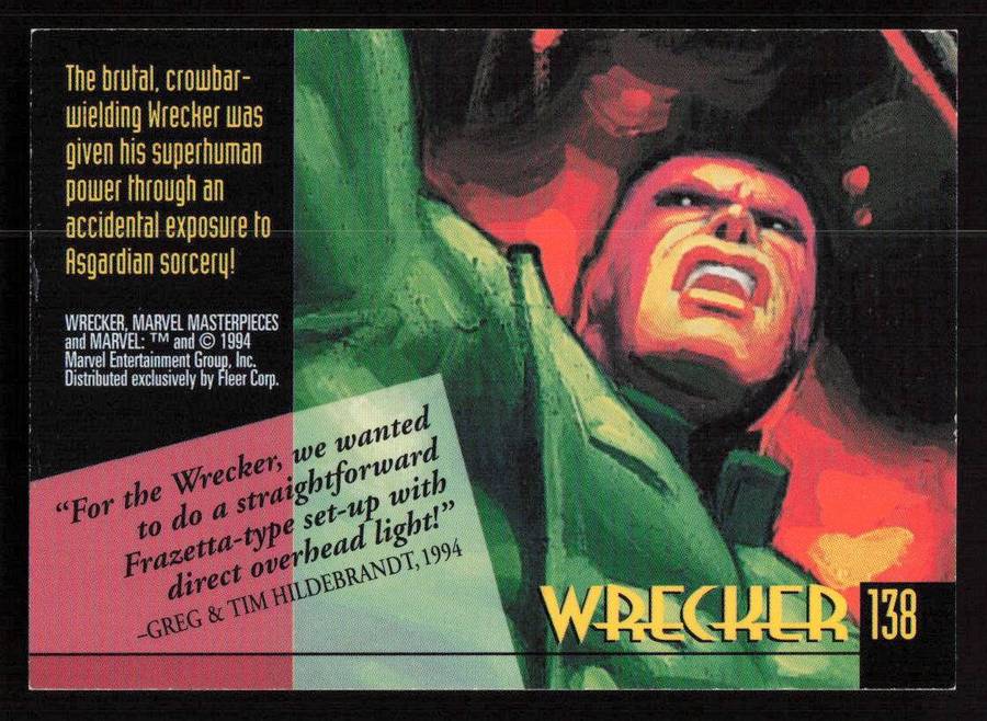 94 Marvel Masterpieces - 138 Wrecker