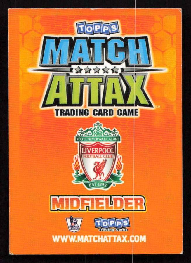 Topps Match Attax PL 2009/2010 Liverpool FC - Javier Mascherano