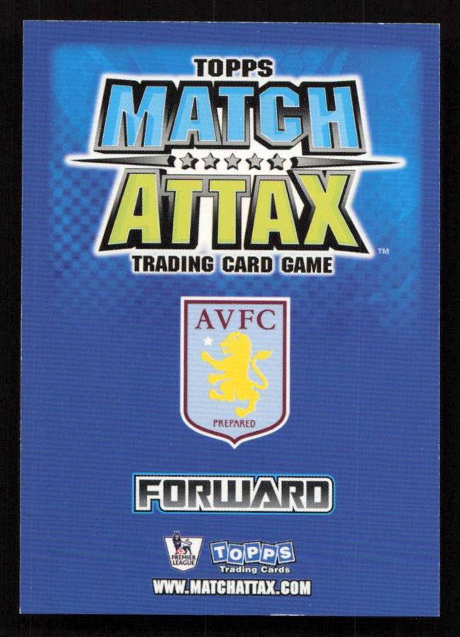 Topps Match Attax PL 2008/2009 Aston Villa - Moustapha Salifou