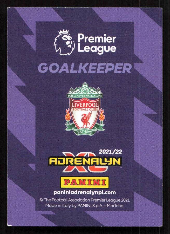 Panini Premier League 2021/22 / XL Adrenalyn - Liverpool - Alisson