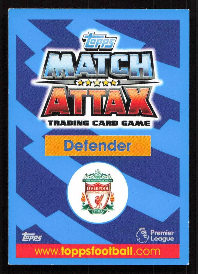 Topps Match Attax Premier League 2017/18 - Liverpool - Simon Mignolet