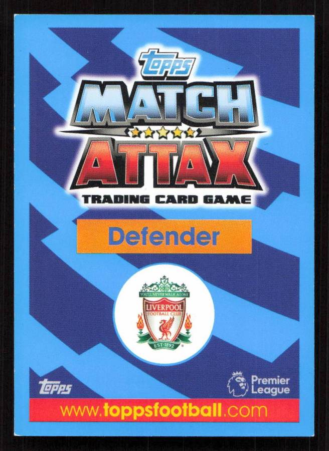 Topps Match Attax Premier League 2017/18 - Liverpool - Simon Mignolet