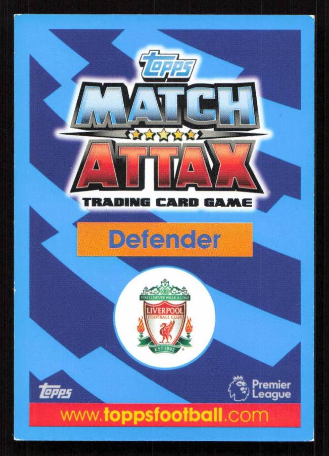 Topps Match Attax Premier League 2017/18 - Liverpool - Simon Mignolet
