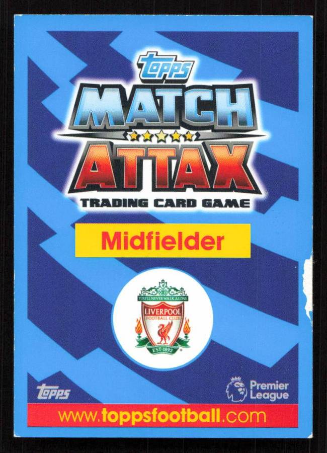 Topps Match Attax Premier League 2017/18 - Liverpool - Simon Mignolet
