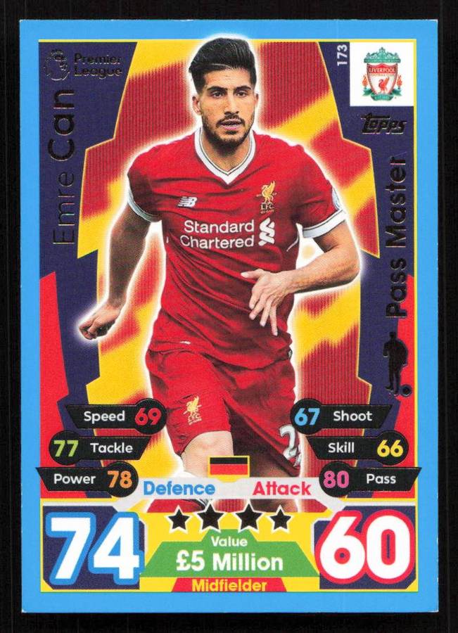 Topps Match Attax Premier League 2017/18 - Liverpool - Simon Mignolet