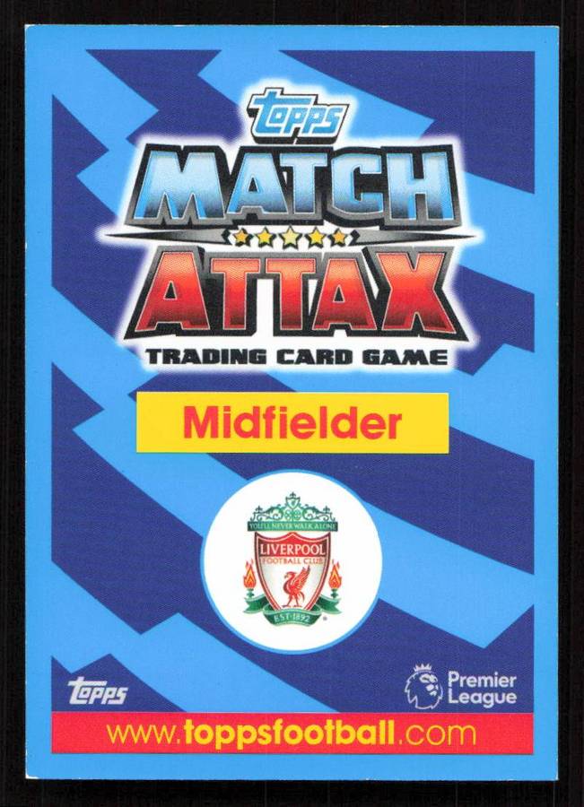 Topps Match Attax Premier League 2017/18 - Liverpool - Simon Mignolet