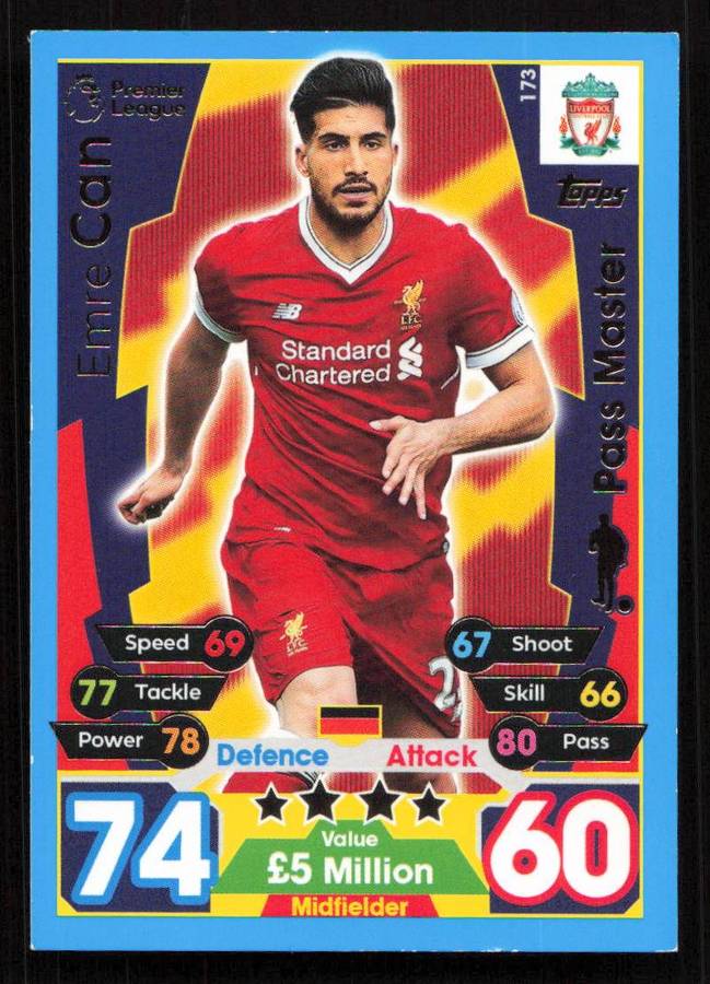 Topps Match Attax Premier League 2017/18 - Liverpool - Simon Mignolet