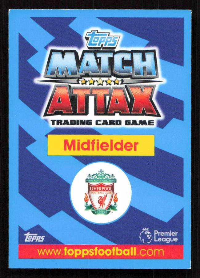 Topps Match Attax Premier League 2017/18 - Liverpool - Simon Mignolet