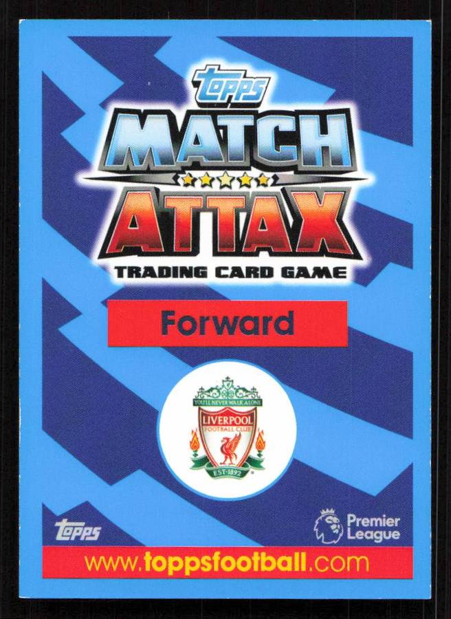 Topps Match Attax Premier League 2017/18 - Liverpool - Adam Lallana