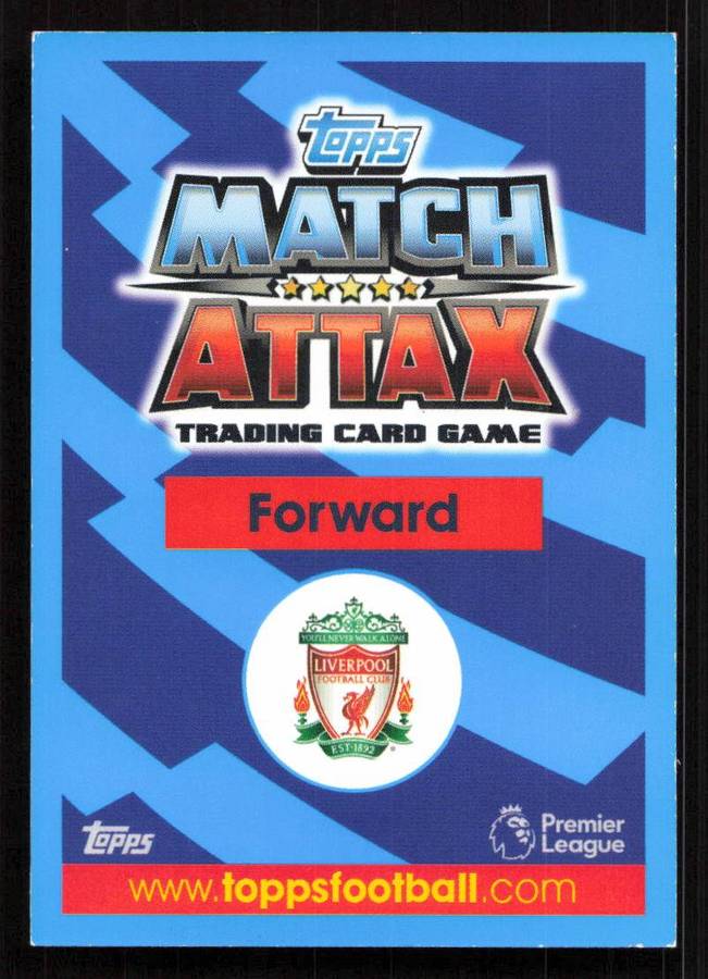 Topps Match Attax Premier League 2017/18 - Liverpool - Adam Lallana