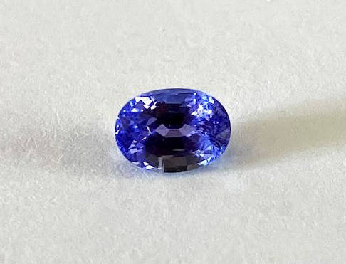 RARE!!!! Oval Cut Tanzanite Gem in a Good Size at .65ct from Tanzania and RICH Color in Purple.