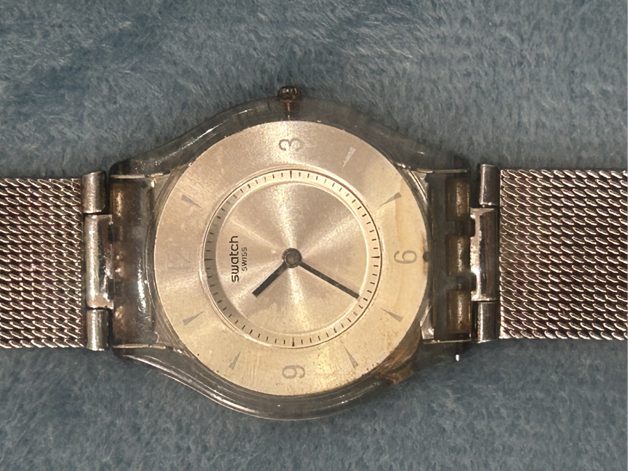 Vintage Swatch skin quartz watch