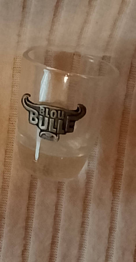 Blue Bulls shot glass