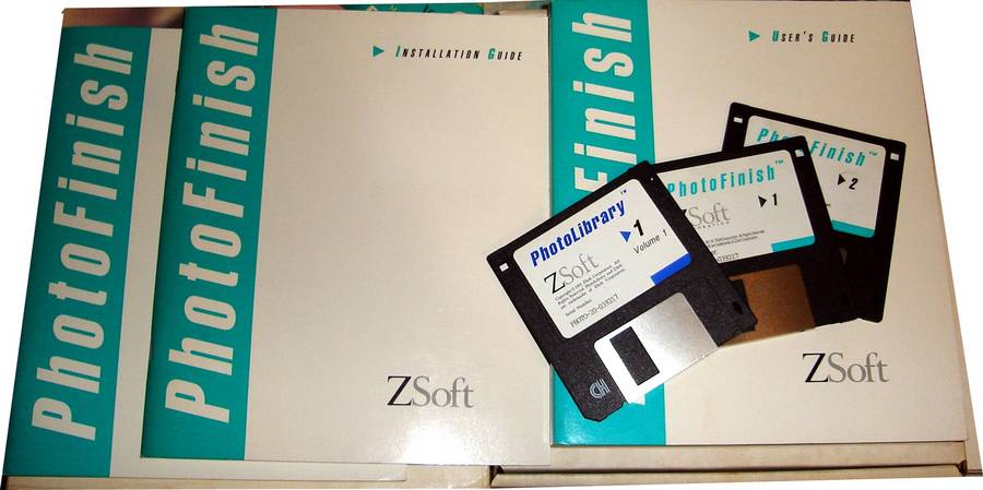 Zsoft Photofinish 2 boxed 3.5 inch Disks for Windows 3.0 (1992)