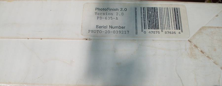 Zsoft Photofinish 2 boxed 3.5 inch Disks for Windows 3.0 (1992)