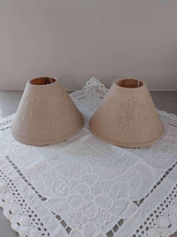 1980s Biggie Best lamp shades.