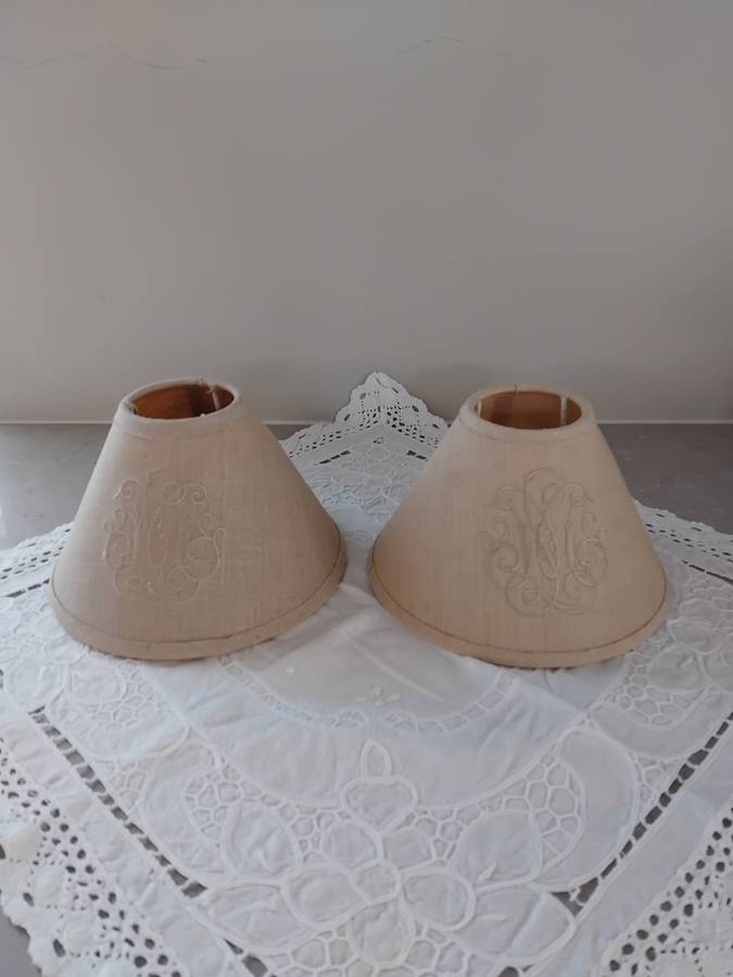 1980s Biggie Best lamp shades.