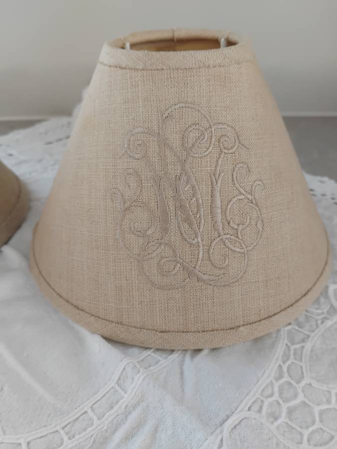 1980s Biggie Best lamp shades.