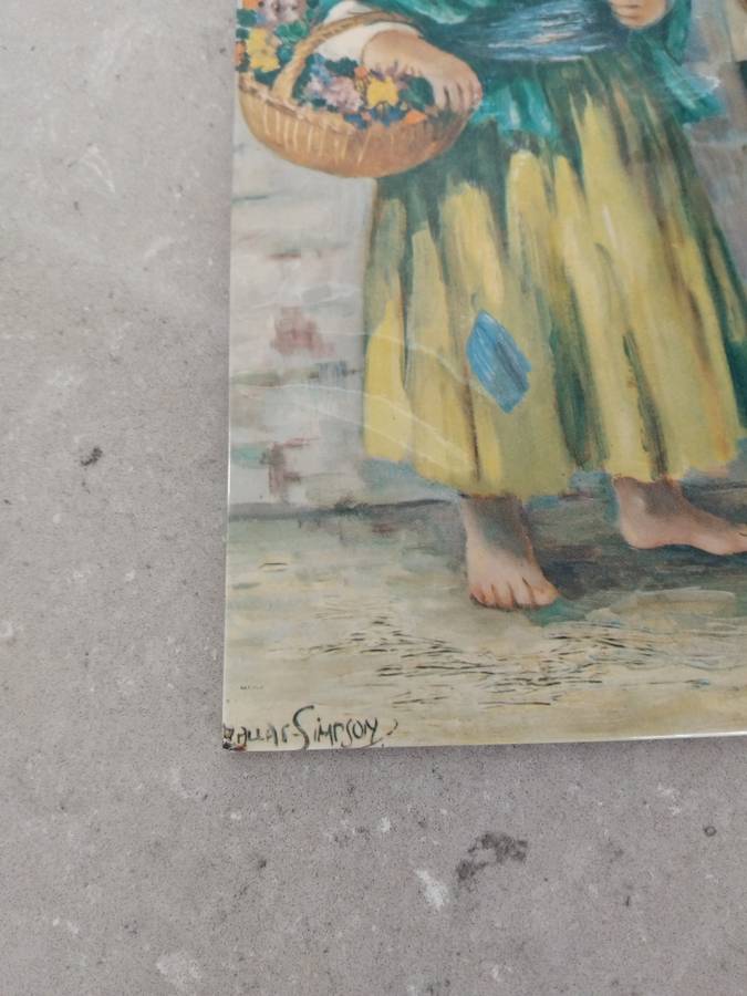 "VINTAGE FROM THE 1960s - "WIDE EYED/BIG EYES" PRINTS BY AUDREY DALLAS SIMPSON!!!!