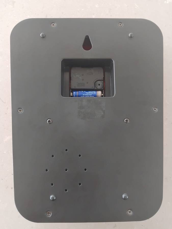 Retro Wesco kitchen wall clock with timer