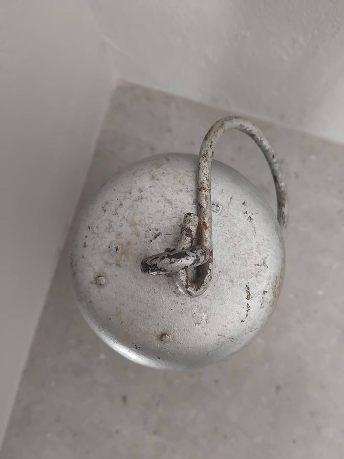 Painted Mine Safety Wolf Lamp Made By Victor Kent