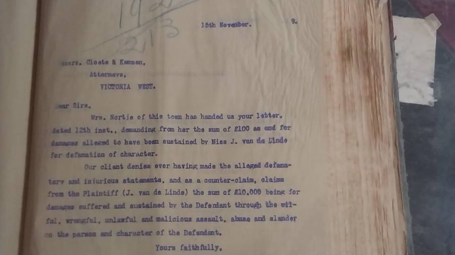 LETTER BOOKS (Two), 1920, 1922. Karoo history - VIEW DESCRIPTION.