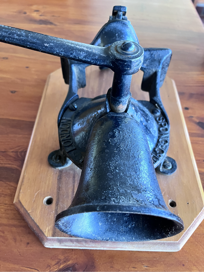 Vintage Spong coffee burr grinder - made in London