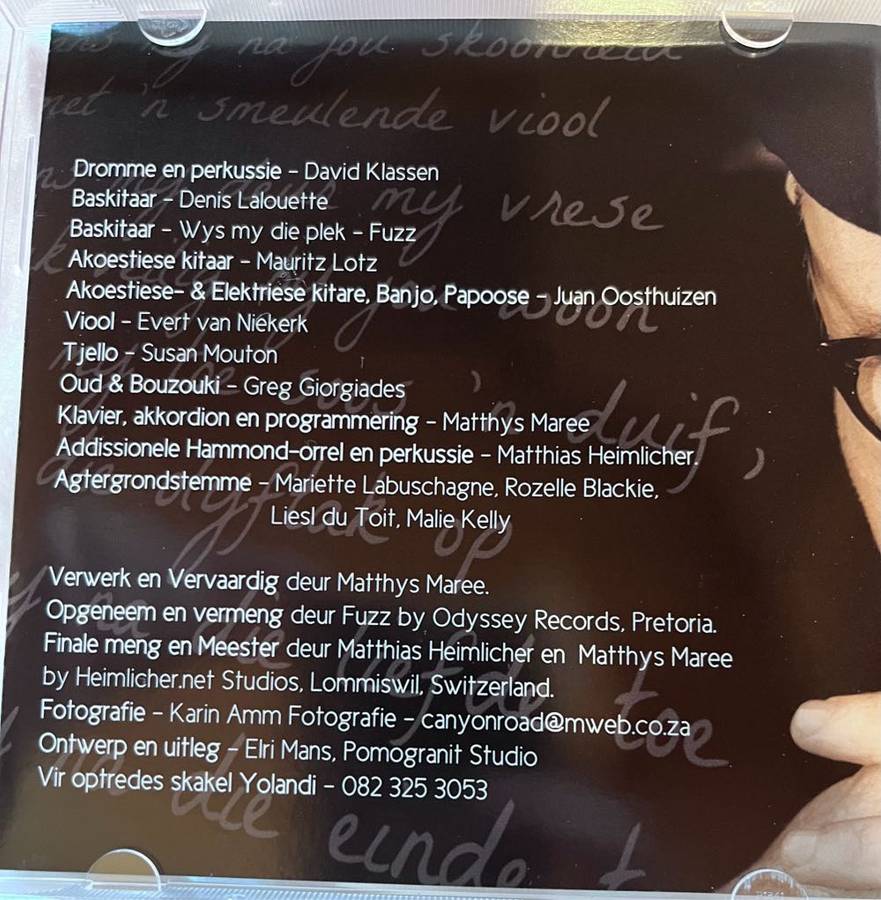 Leonard Cohen in Afri-Kaans Koos van der Merwe ODY038