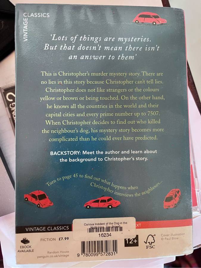 The Curious Incident of the Dog in the Night-time - Mark Haddon (9780099572831)