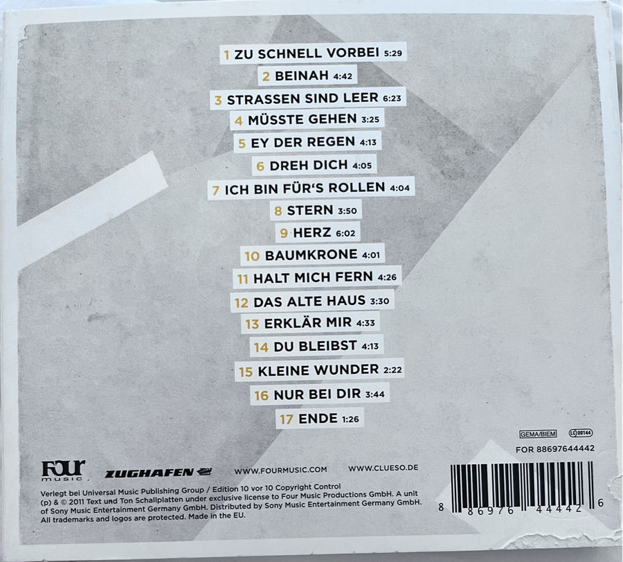 Clueso - An und fur sich FOR88697644442