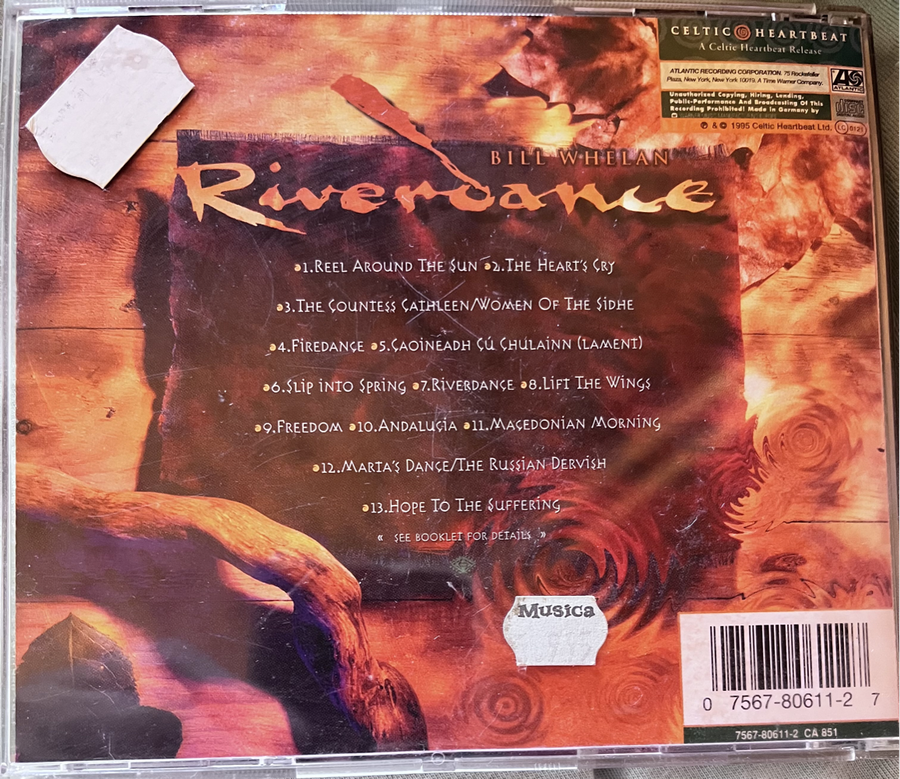 Riverdance - Bill Whelan (made in Germany) 7567806112