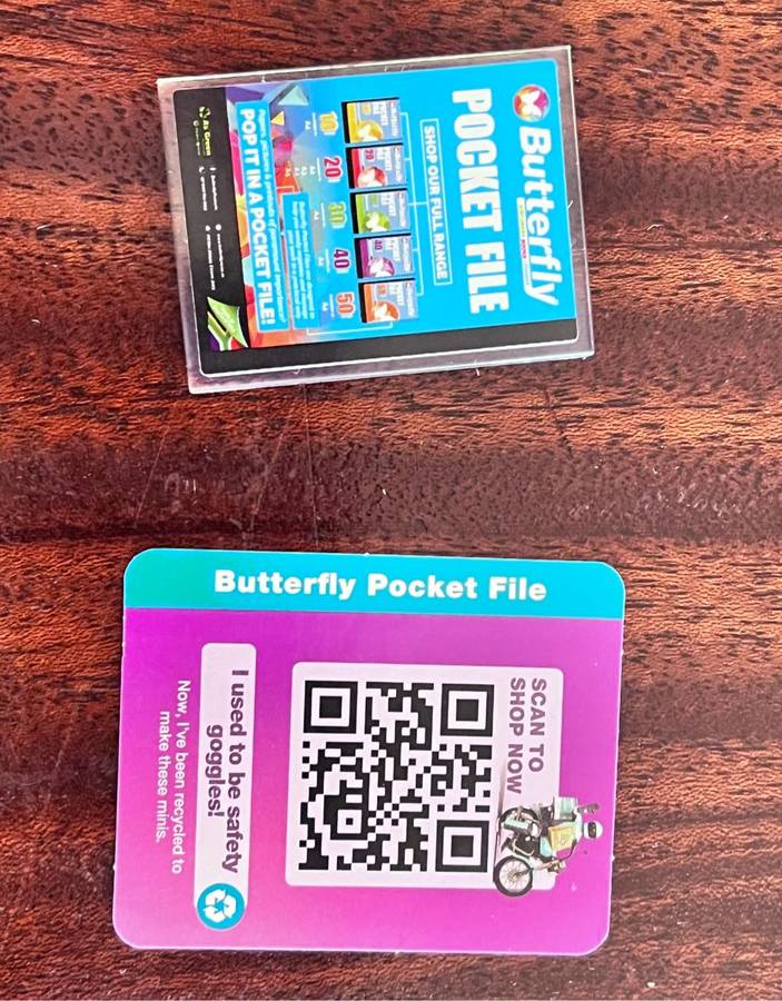 Little Shop Checkers pocket file