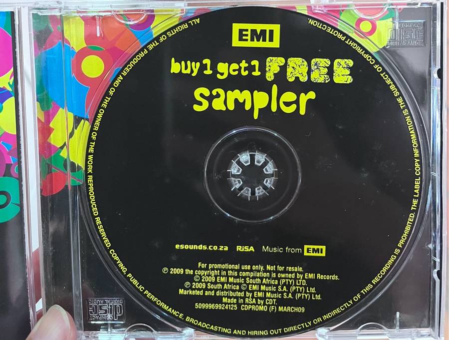 EMI buy 1 get 1 Free Sampler CDPROMO (F) MARCH09
