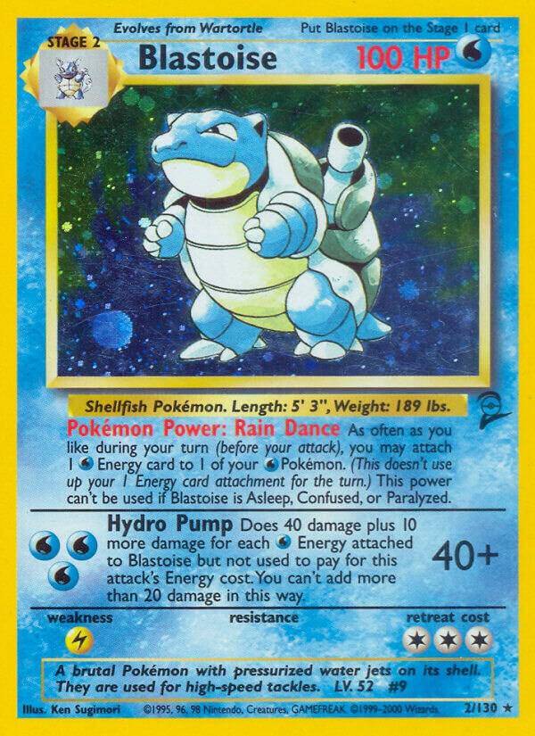 Blastoise - 2nd edition - Rare Holo