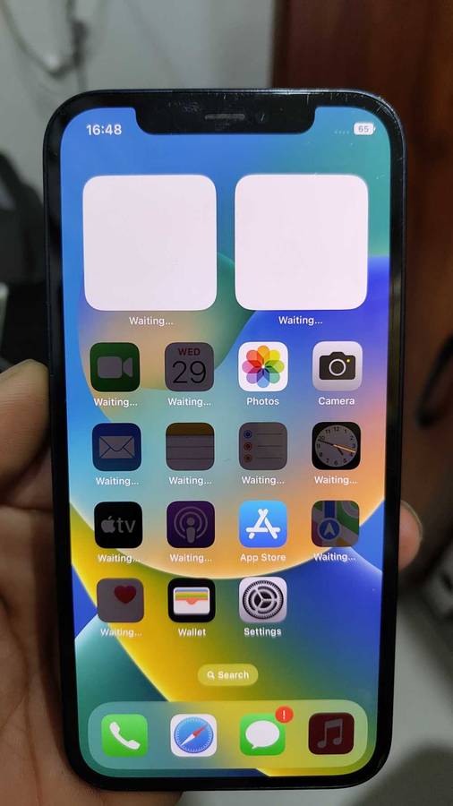 iPhone 12 64gb blue colour (As is) ( Pre Owned)