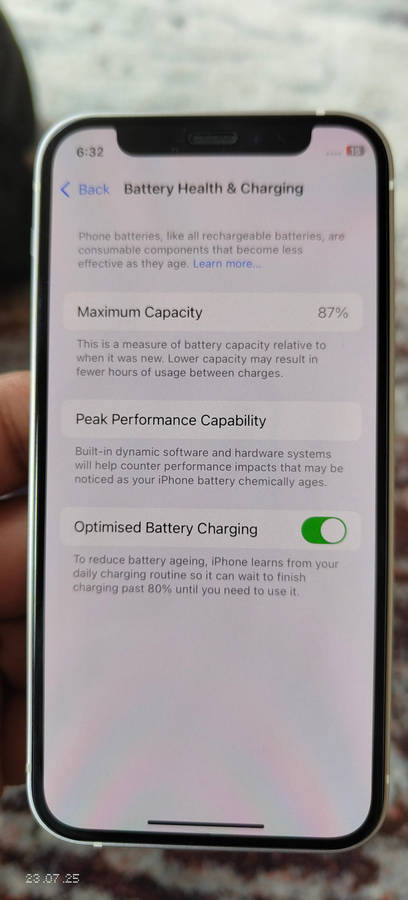 iPhone 12 Mini 64GB white colour