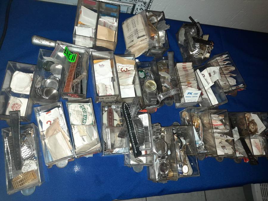 OLD STOCK  Watchmaker Estate Watch Hour & Minute  Hands Watch Glass Watch Spare Parts as a job lot