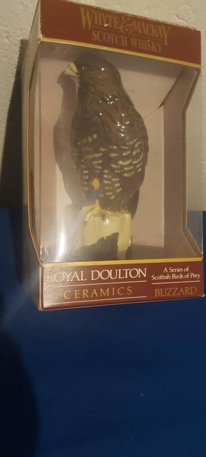 Royal Doulton Osprex  Whyte & Mackay Decanter  A series of Scottish Birds of Prey.