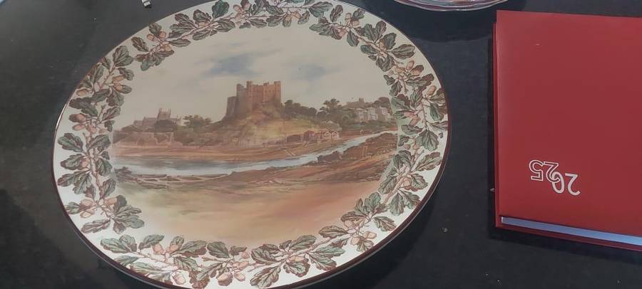 BIG 38cm Royal Doulton Rochester Castle Wall Plate