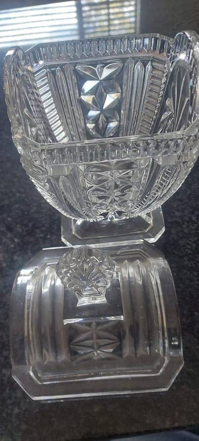 Art Deco Style Pressed Glass