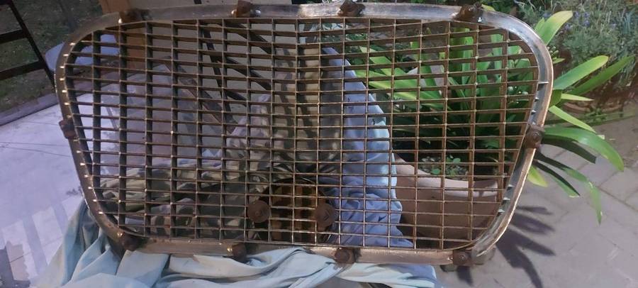 Rare and excellent-condition front grille from a 1958 Studebaker Golden Hawk front grill.