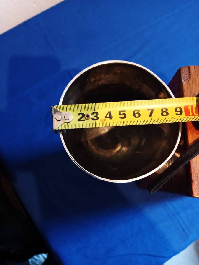 Large Heavy Hallmarks Silver Goblet Cup Dated Sheffield 1928