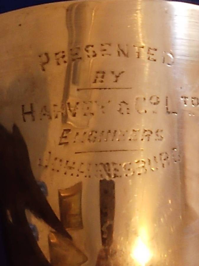 Large Heavy Hallmarks Silver Goblet Cup Dated Sheffield 1928